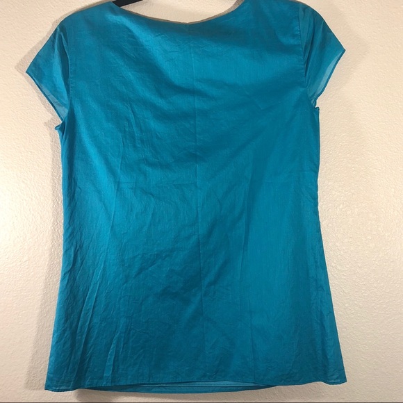 Gianni Bini Aqua / Teal / Turquoise Blouse - Picture 3 of 3